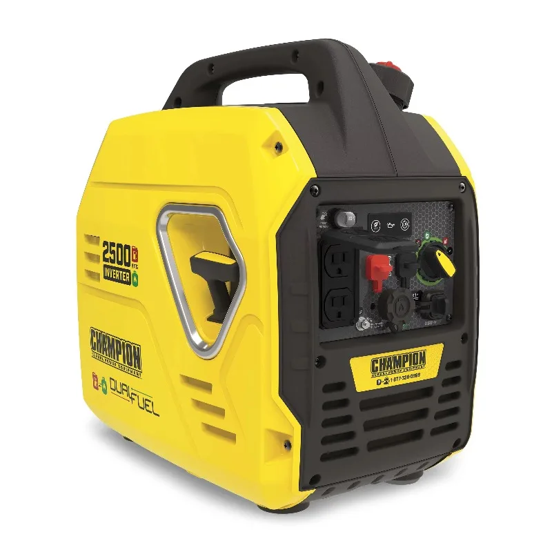 

【Лучшие продажи】 Сверхлегкий портативный двухтопливный инверторный генератор Champion мощностью 2500 Вт