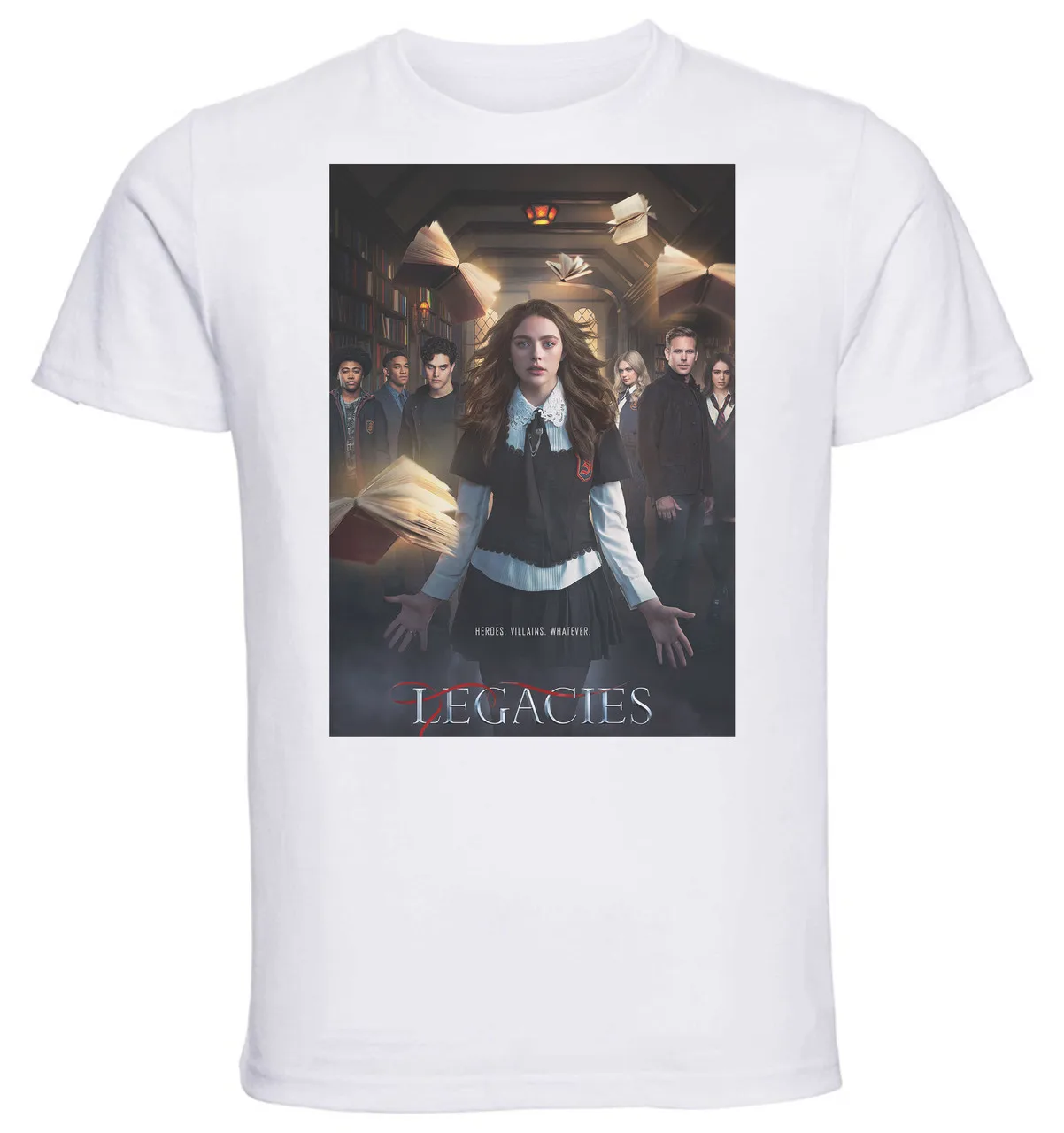 T-Shirt Unisex - White - Playbill - TV Series Legacies