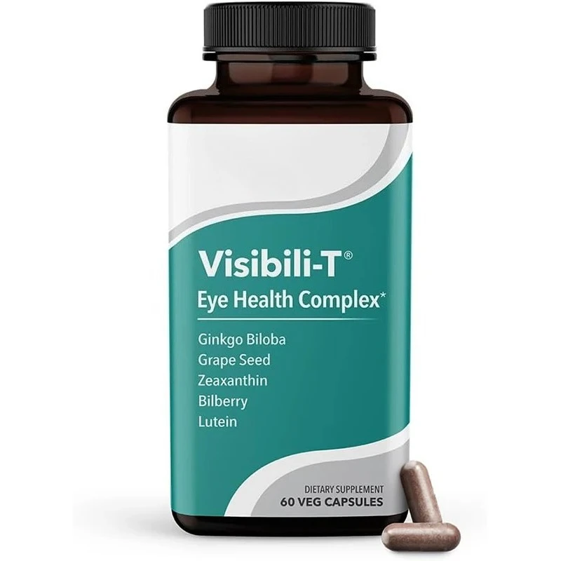 For eye health and vision support - carrot roots, chromium, cranberry, ginkgo leaves, grape seed extract, lycopene -60 capsules