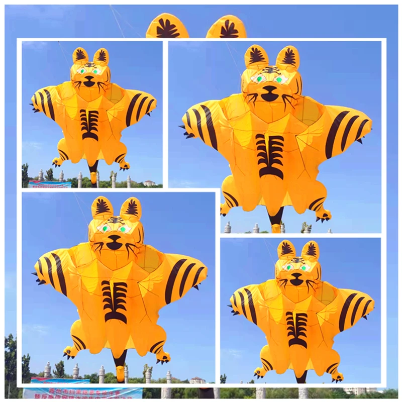 

free shipping 12m large tiger kite flying soft kites for adults professional outdoor toys big kite large wind kites yard toys