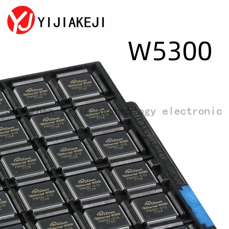 

Новый оригинальный стандарт SMT W5300 Стандартный встроенный чип контроллера Ethernet