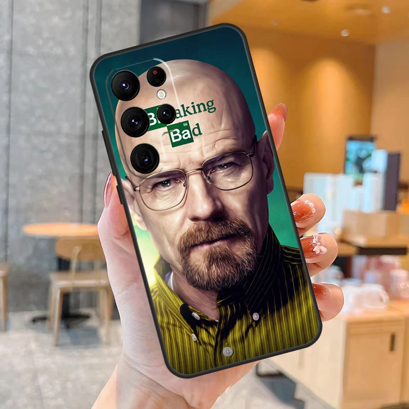 Funda de teléfono Breaking Bad para Samsung Galaxy S25 S24 S23 S21 S20 S22 Ultra S9 S10 Plus S25 FE contraportada