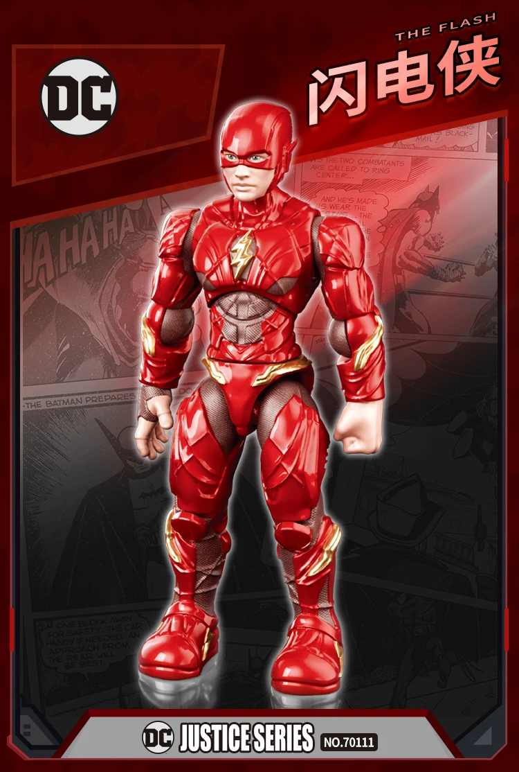 DC Justice League Spielzeug, The Dark Knight Trilogy Actionfigur, Batman, Superman, Aquaman, The Flash, Bausatzfigur, Geburtstagsgeschenk – Detail 12