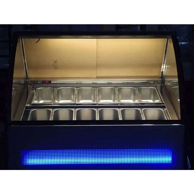 Commercial  Table Top Ice Cream Freezer  Gelato/ice Cream Display showcase
