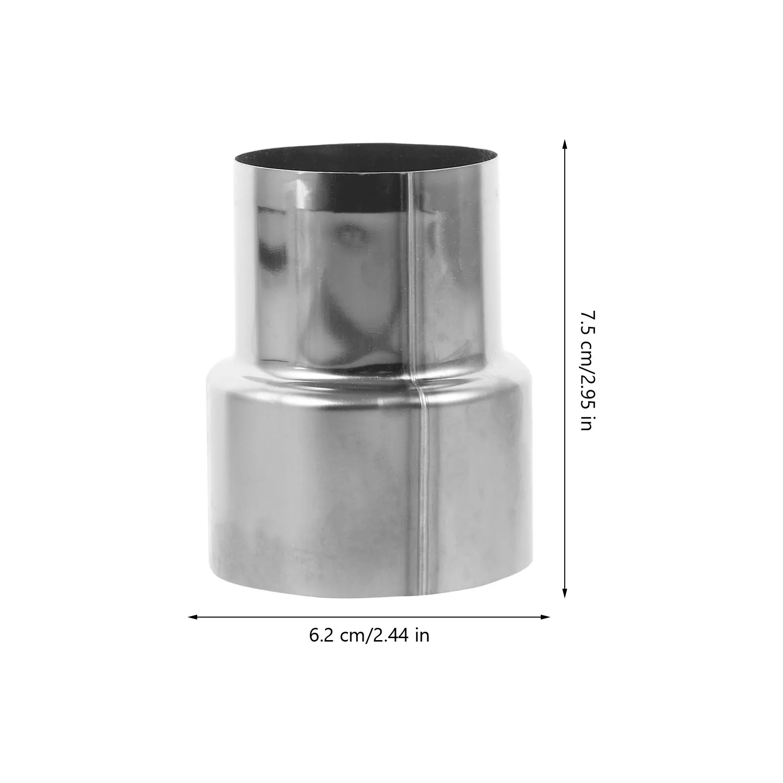 

Water Heater Adapter Stainless Steel Fitting Gas Connector Straight Gas Heater Fitting Tube 304 Grade Soft Hose Compatible