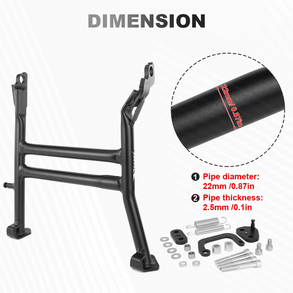 Fit For Suzuki DR650 DR650SE DR 650 1996-2025 Motorcycle Black Kickstand Centerstand Foot Center Stand Holder DR 650 DR650 SE