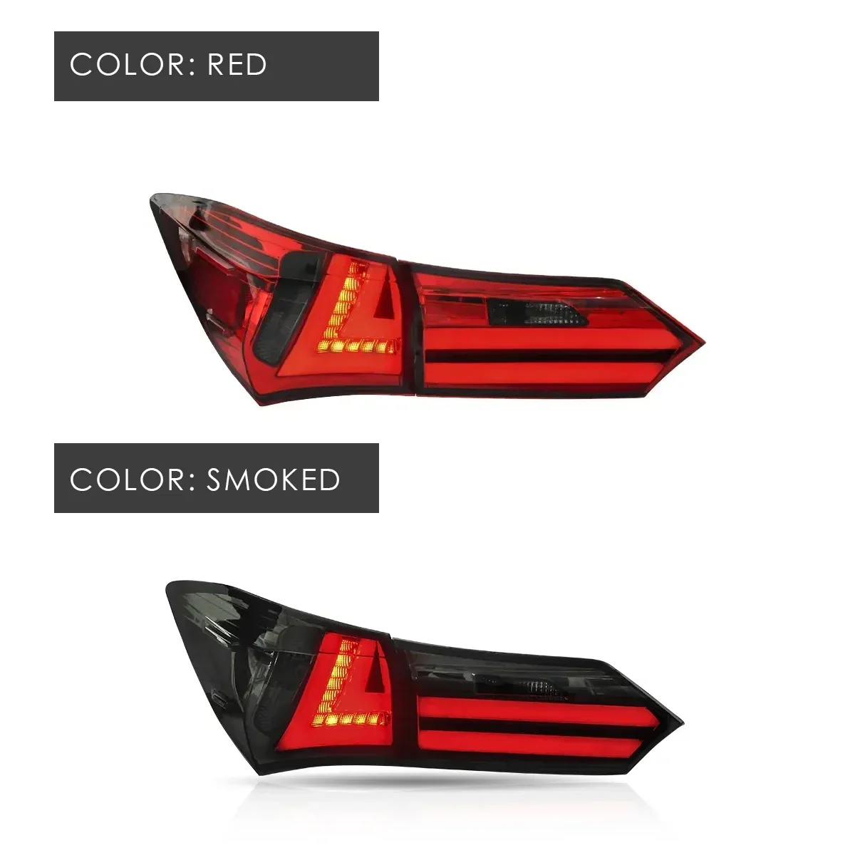 

TYPY новый светодиодный задний фонарь, обновленный, модифицированный для задних фонарей Toyota Corolla 2014-2017, динамический сигнальный задний фонарь, автоаксессуары