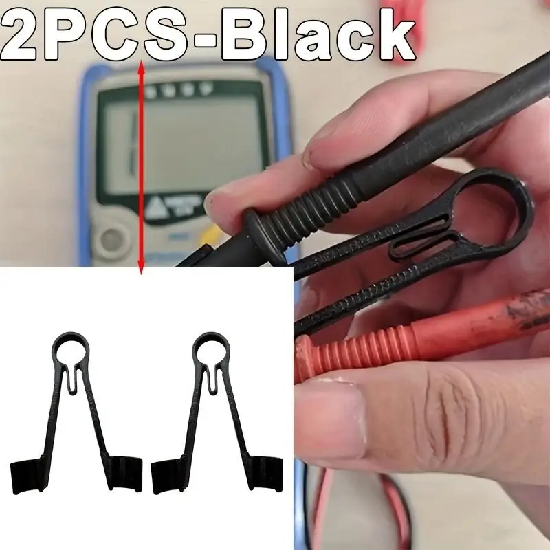 Präzisions-3D-gedruckter Multimeter-Sondenhalter, Schreibtisch-Organizer-Ständer für Fluke & Universal-Sonden, Langlebige Sondenclips