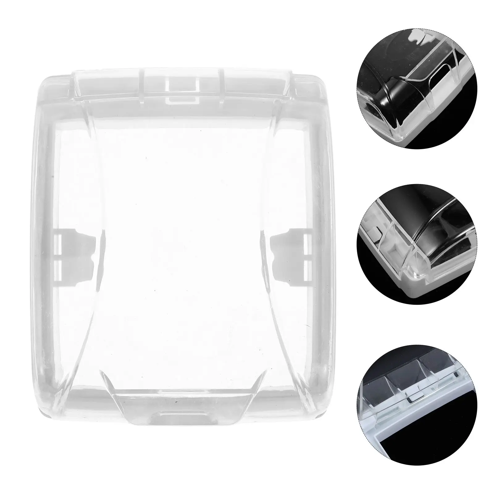 Waterproof Doorbell Cover Splashproof Transparent Protector Universal Covers Outdoor Rain Proof Transformer Chime