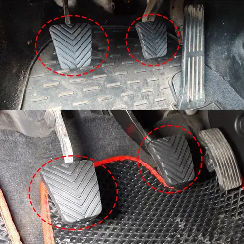 2pcs Car Rubber Brake Clutch Foot Pedal Pad Cover For Mitsubishi ASX 2010 2011 2012- RVR Outlander Sport Peugeot 4008 2012-2017 - Image 6
