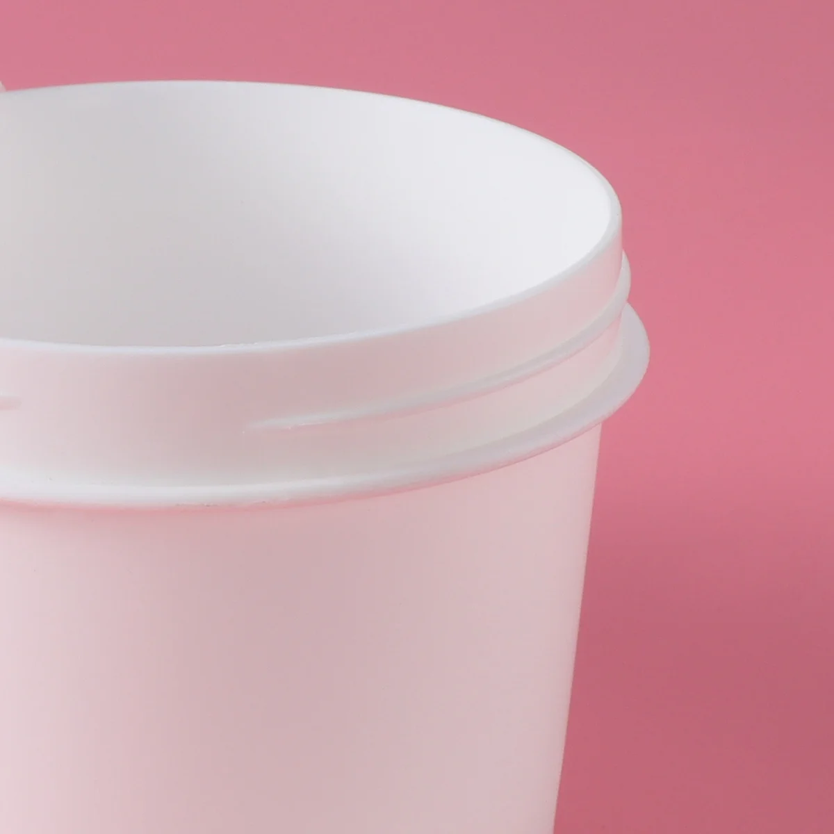 

100g Mini Plastic Pots for Face Cream Gel Mask Lotion Travel Storage Refillable Leakproof Odorless Eco Friendly White