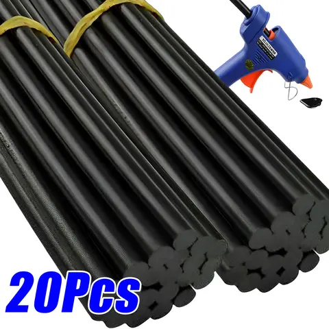 10pcs Car Glue Sticks Car Body Dent Repair Glue Sticks Black High Viscosity Hot Melt Glue Strong Adhesion Stick Car Repair Tool