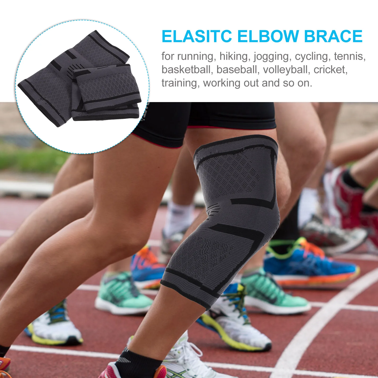 

Elastic Elbow Brace for Sports Protection Tennis Elbow Sleeve Fitness Equipment Cycling Running elbow sleeves sports elastic