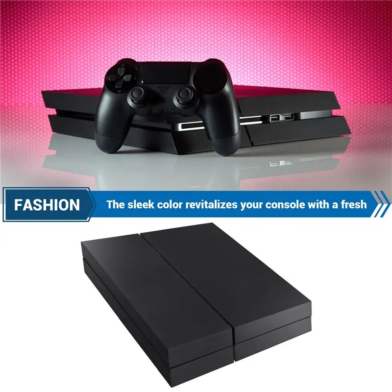 DT98 Console Replacement Shell for PS4 1200 Host Housing Case Cover ABS Black