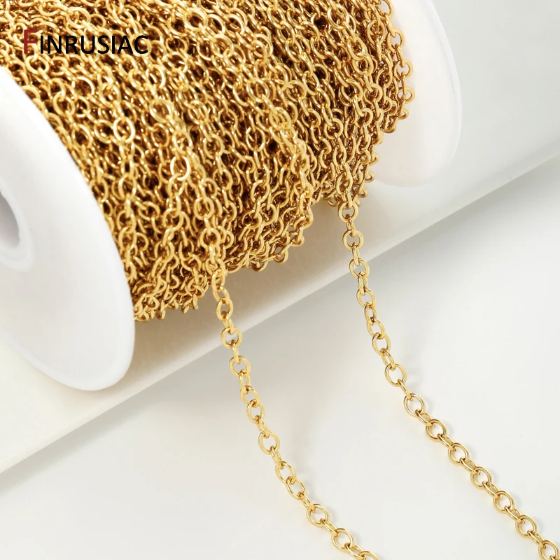 Cadenas Rolo de latón chapado en oro de 18 quilates, 9x10,5mm, cadenas de eslabones de Cable para DIY, collar, pulsera, accesorios, suministros para fabricación de joyas
