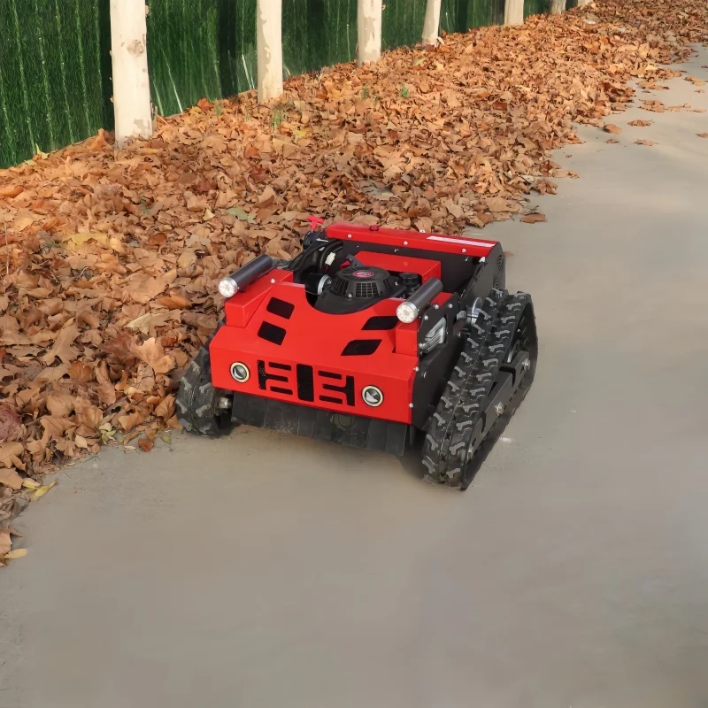 Crawler Remote Controlled Electric Self - Propelled Multifunctional Grass Cutter  Lawn Mower