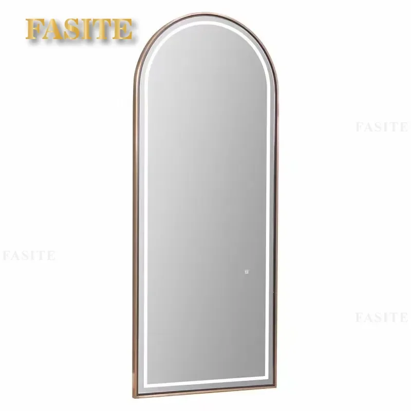 For Hair Mirror Table Floor Standing Beauty Station with LED Light Single or Double Sided Full Length Wall Mounted