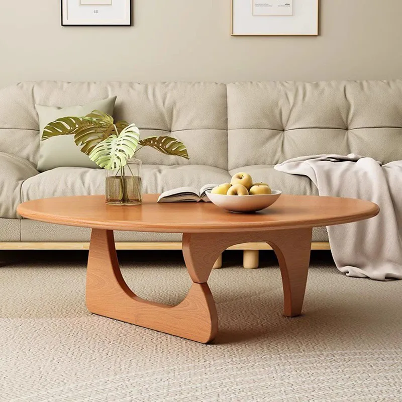 

Round Elegant Coffee Tables Wood Vanity Center Modern Design Coffee Tables Living Room Table Basse Pour Salon Bedroom Furniture