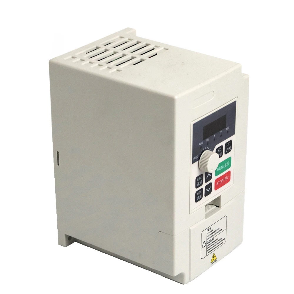 H100 Series 110V/220V/380V Spindle Motor Inverter 0.4KW VFD 400W 1PH Input 3PH Output Fequency  Inverter For Cnc Spindle Motor