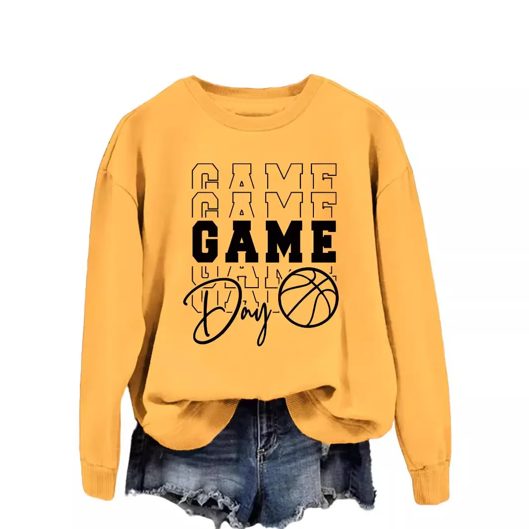 Sweatshirt Wanita Longgar Kasual Modis Serbaguna Hoodie Panjang Sedang Nyaman Streetwear Musim Semi 2023