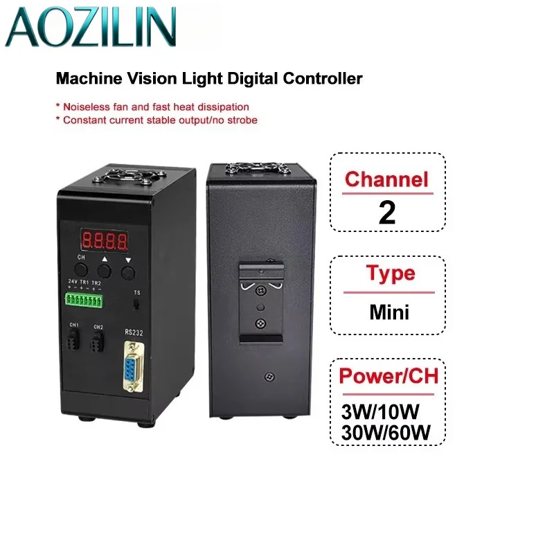 AOZILIN Dual Output Constant Current LED Driver Flicker-Free Dimmable Brightness Power Controller