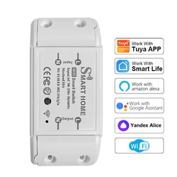 Smart Home Wifi Drahtlose Fernbedienung Schalter Breaker Domotica LED Licht Controller Modul Alexa Google Home Smartlife Tuya eWelink APP