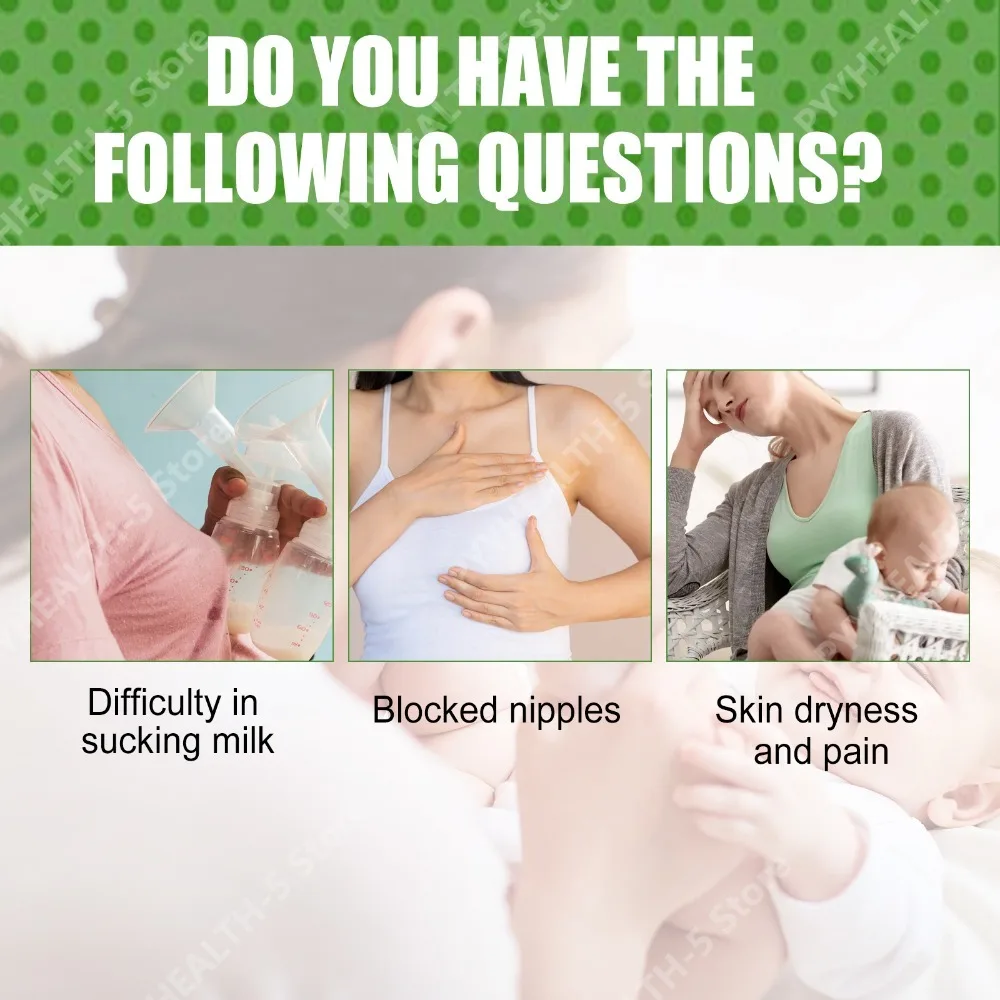 Milk Pumping Spray Moisturize Skin Protect Nipples Reduce Nipple Friction in Breastfeeding Natural Botanical Blend 118 ML