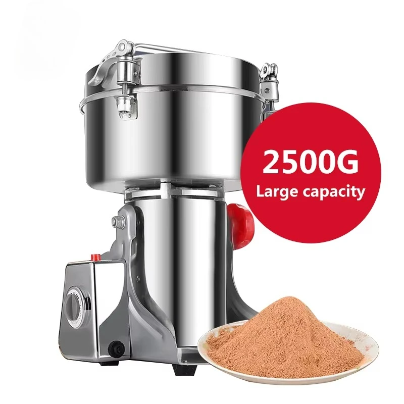 Stainless Steel 304 Multi-Purpose Spice Grinder Coffee Beans Particle Crusher with Motor Core Component