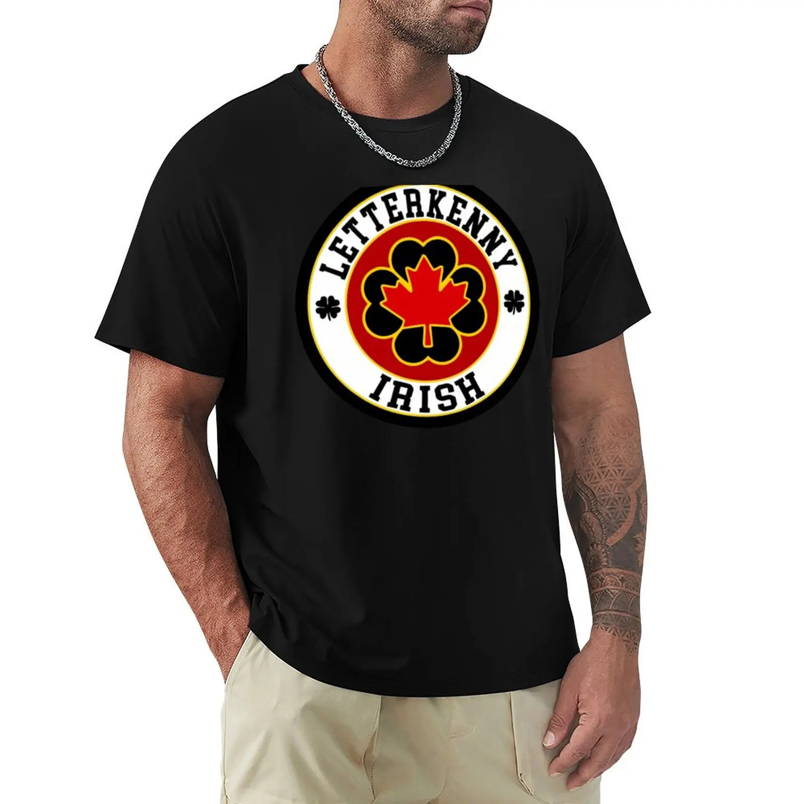 BEST TO BUY - Letterkenny Irish Shoresy Ice Hockey Shamrocks T-Shirt Big Size Crew Neck T-Shirt