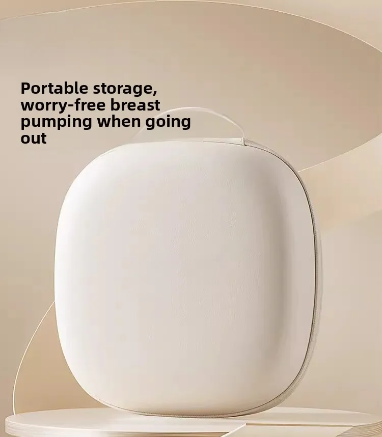 Breast Pump Free of Hand Support, with Portable Heart Bag, Maternal and Infant Light Storage Bag, Back Milk Box.