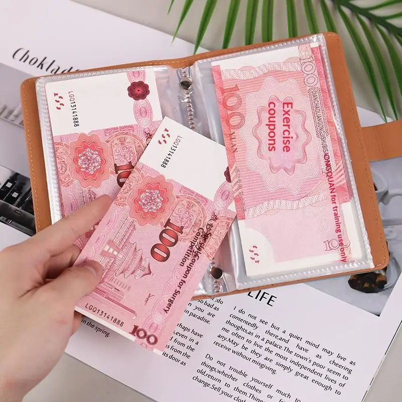 Book-Shaped Savings Wallet – Secret Cash Storage & Money Collection Book, Novelty Financial Gift for Saving Goals & Souvenirs