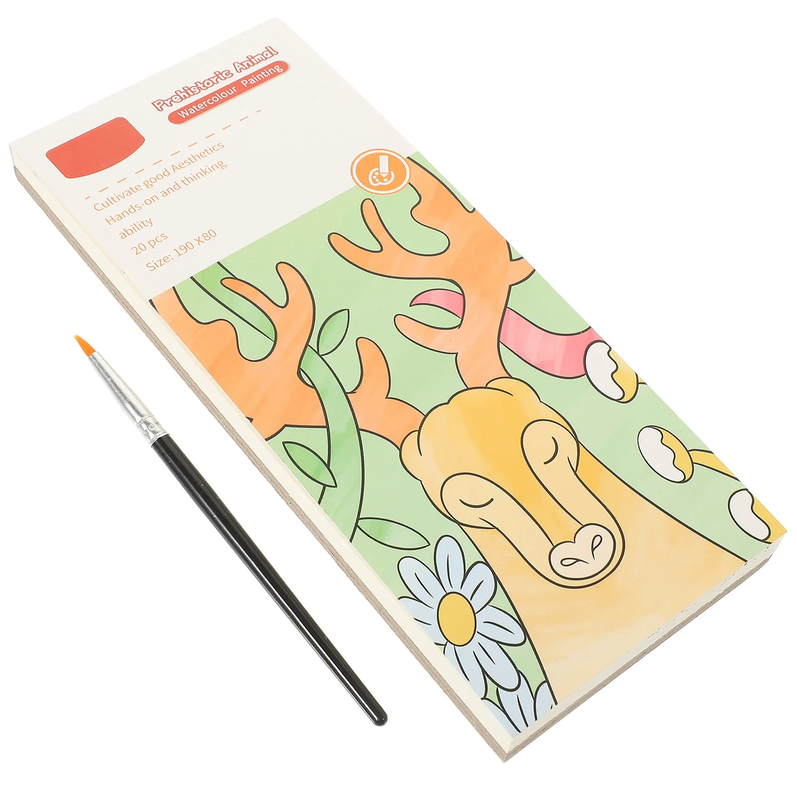 1Set Kids Watercolor Painting Book Graffiti Coloring Book Thick Tear-Resistant Paper for Toddlers Drawing and Cognitive Training