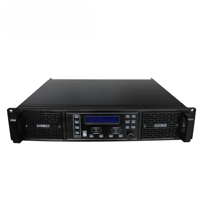 D20KQ 4 Channels Class D Digital DSP Amplifier FP20000Q