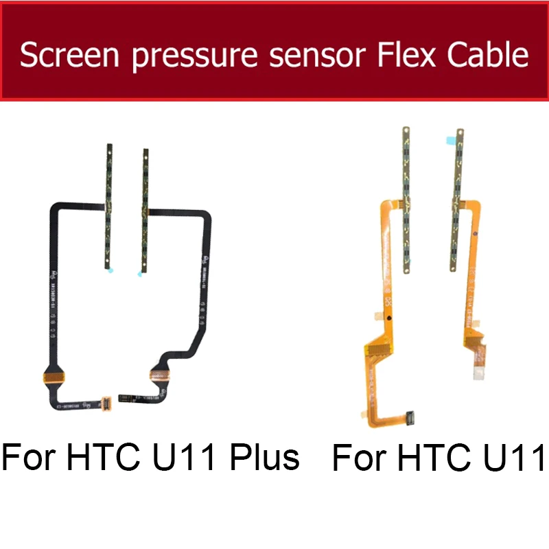 For HTC U11 U11 Plus Gravity Pressure Sensor Grip Flex Cable Left Right  Screen Pressure Touch Sensor Ribbon Spare Parts