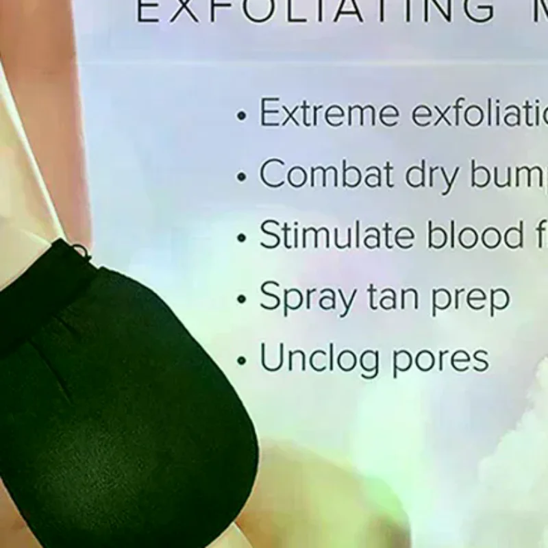 

Марокканская отшелушивающая перчатка для душа, массажная мочалка-скраб для тела, перчатка-мочалка кесса для пилинга