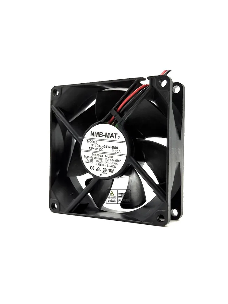 NMB-MAT 3110KL-04W-B50 L00 DC 12V 0.30A 80x80x25 мм вентилятор охлаждения сервера