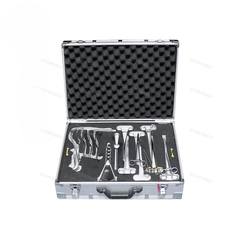 SYB-9F-II medical hospital clinic surgical equipment cesarean section instrument kit