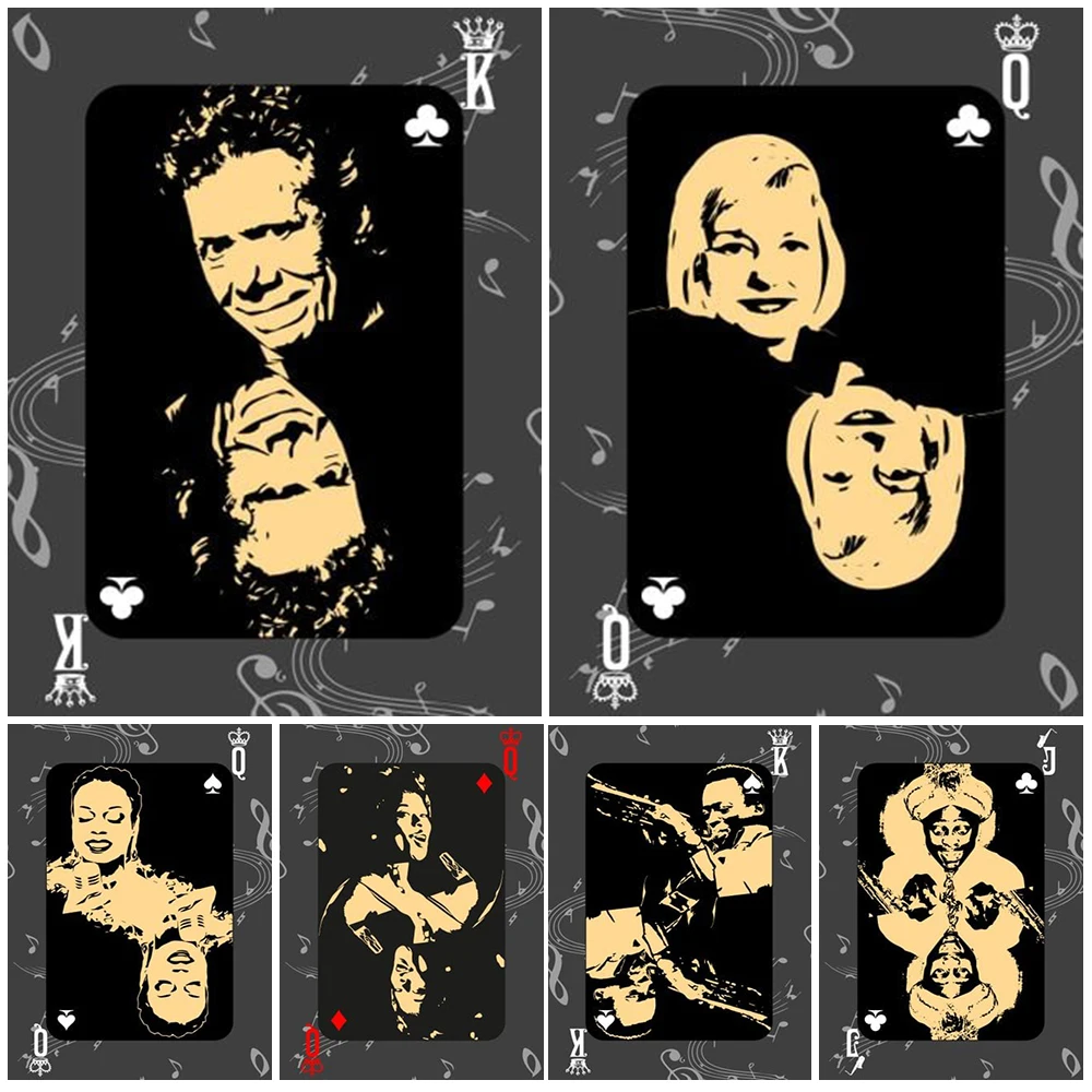 

Portrait Lucky Poker Playing Cards Wall Pictures For Living Room Nordic Poster Wall Art Canvas Painting Home Decor Unframed