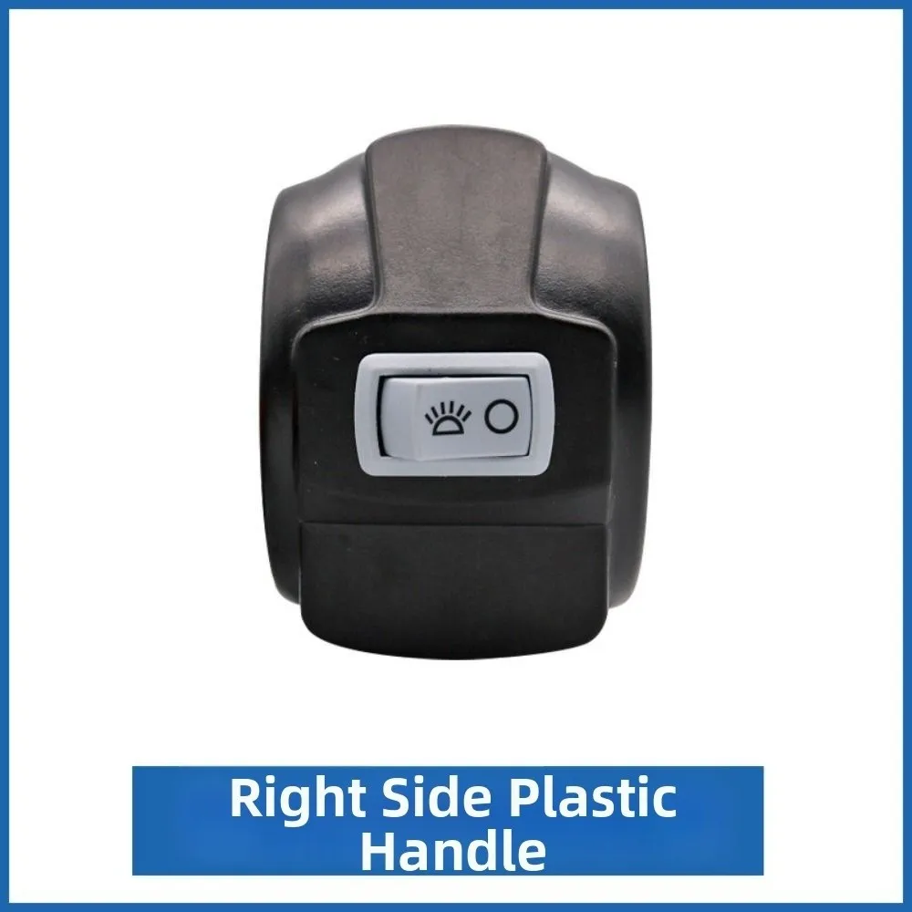 Universal Electric Tricycle Handle Seat Plastic With Brake Lever Horn Headlight Turn Signal Aluminum Alloy Switch Combination