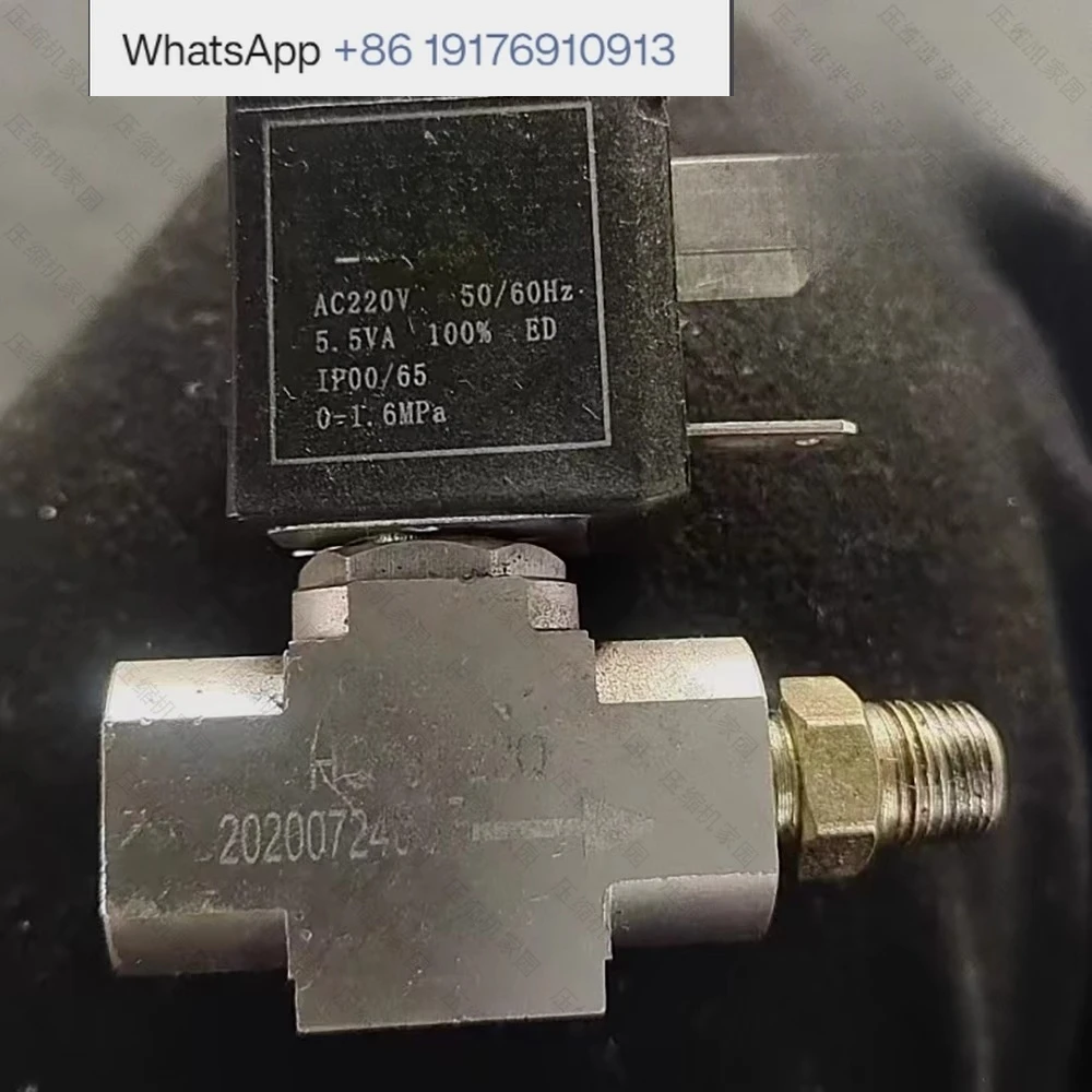 

Screw air compressor stainless steel HQ191-22Q solenoid valve JF25-K2-Y