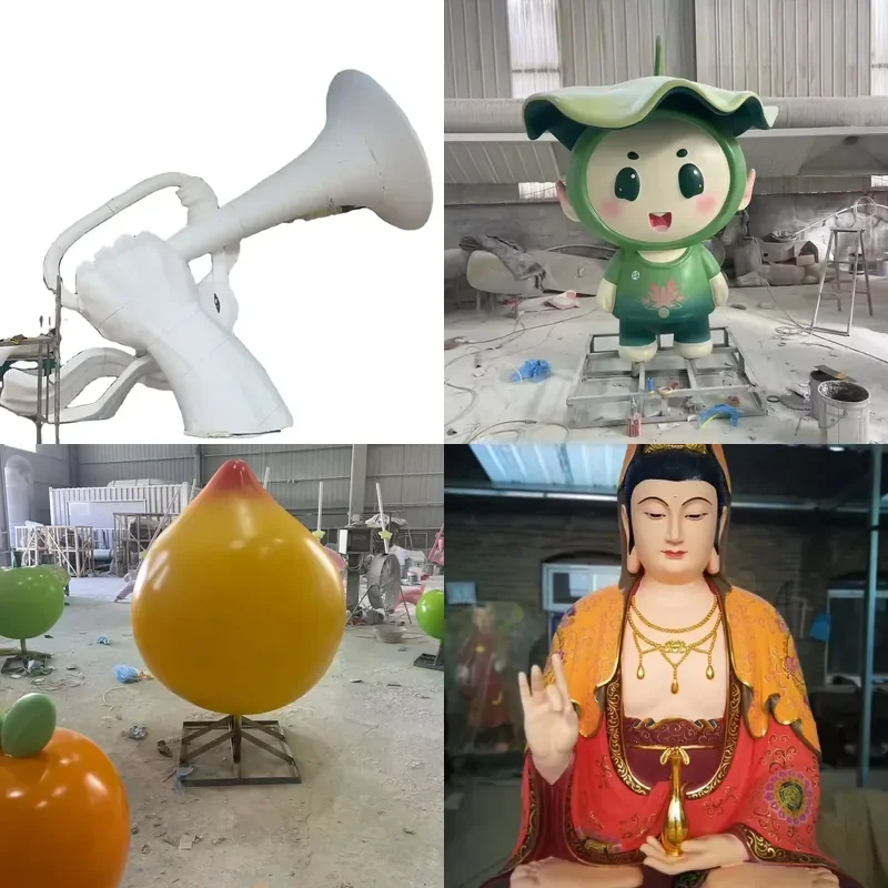 for Custom Professional Design Outdoor Interior Antique Modern Abstract Resin Sculpture Landscape