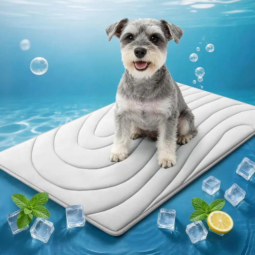 

Cooling Mat or Dogs, 36"x23" Sel-Cooling Dog Bed with Arc-Chill Technology 3.0, Non-Slip Washable Pet Cooling Pad or Small & Med
