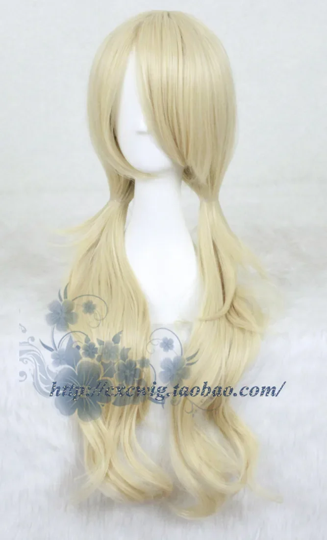 Sucker Punch Women Baby Doll cosplay wig Baby Doll role play blonde hair golden wig costumes