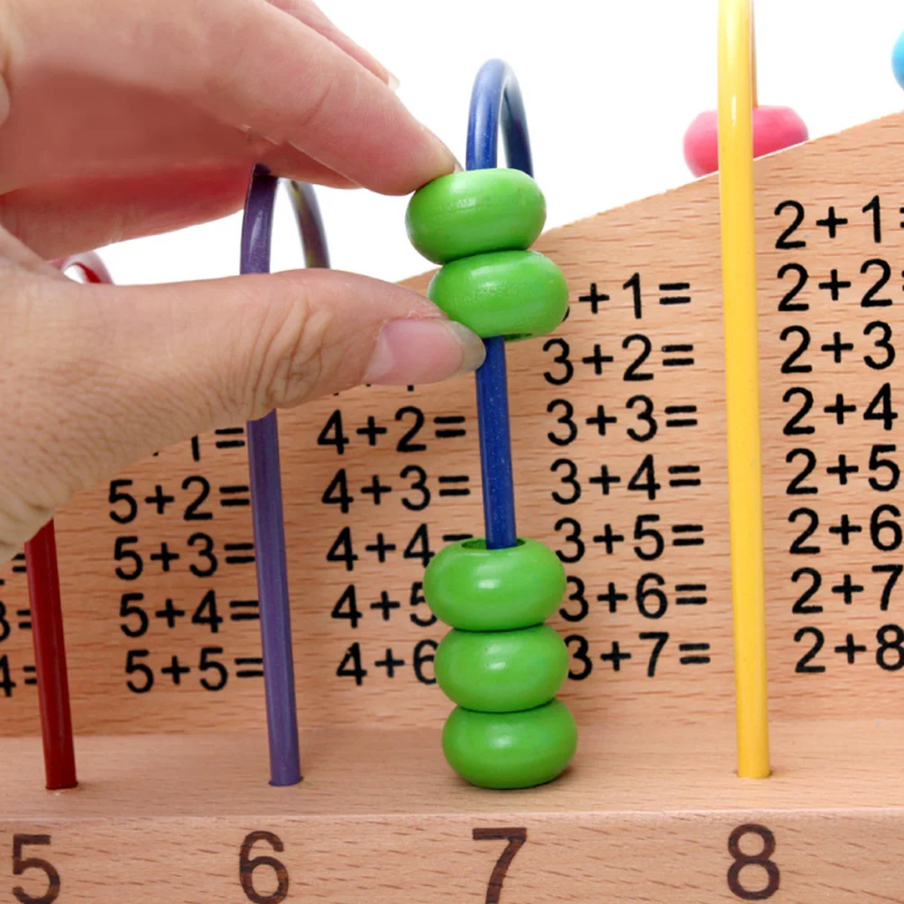 لعبة Rekenrek للأطفال الرياضيات الحسابية الخرزة ألعاب الرياضيات تعلم التعليم المبكر #2