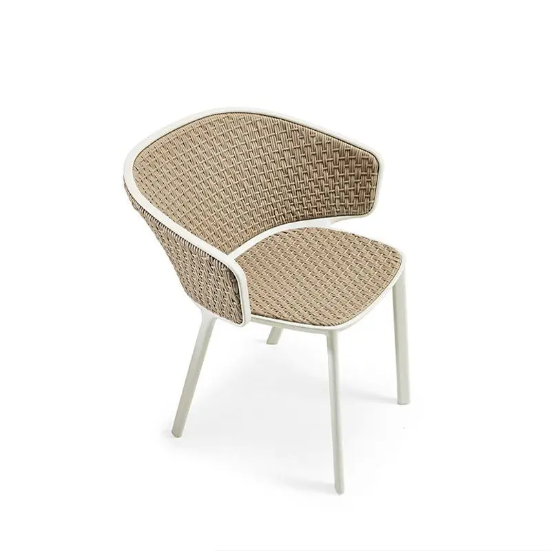 

Nordic courtyard outdoor tables and chairs leisure balcony tables and chairs designer rattan dining table and chairs waterproof