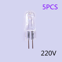 5PCS G4 220V 20W G4 220V 35W light bulb G4 220V 50W bulb g4 glass bulb 220v 20w 220v g4 35w 220v g4 50w warm white glass light