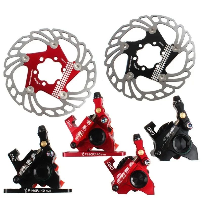 High Quality For 140mm Road Bike CNC Wire Pull Double-Sided Drive hydraulic Disc Brake Caliper