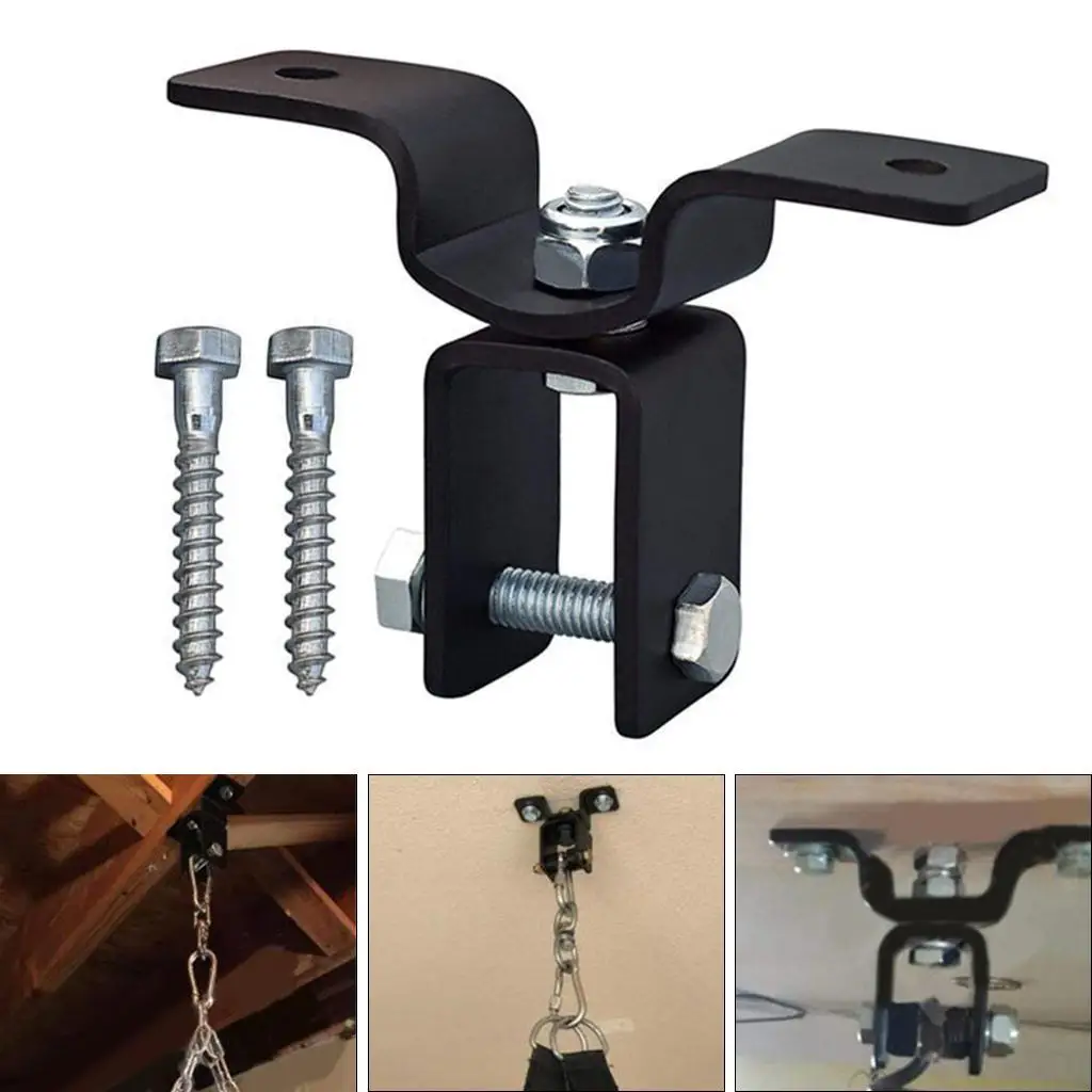 Boxing Sand Bag Hanger Hook Stand Metal Load Bearing Mount for Home Gym Exercise Ceiling Fixation
