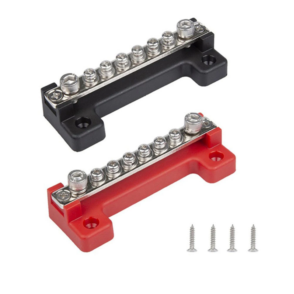 12V Distribution Block Bus Bar Professional Car Power Distribution Earthing Block For Automobile
