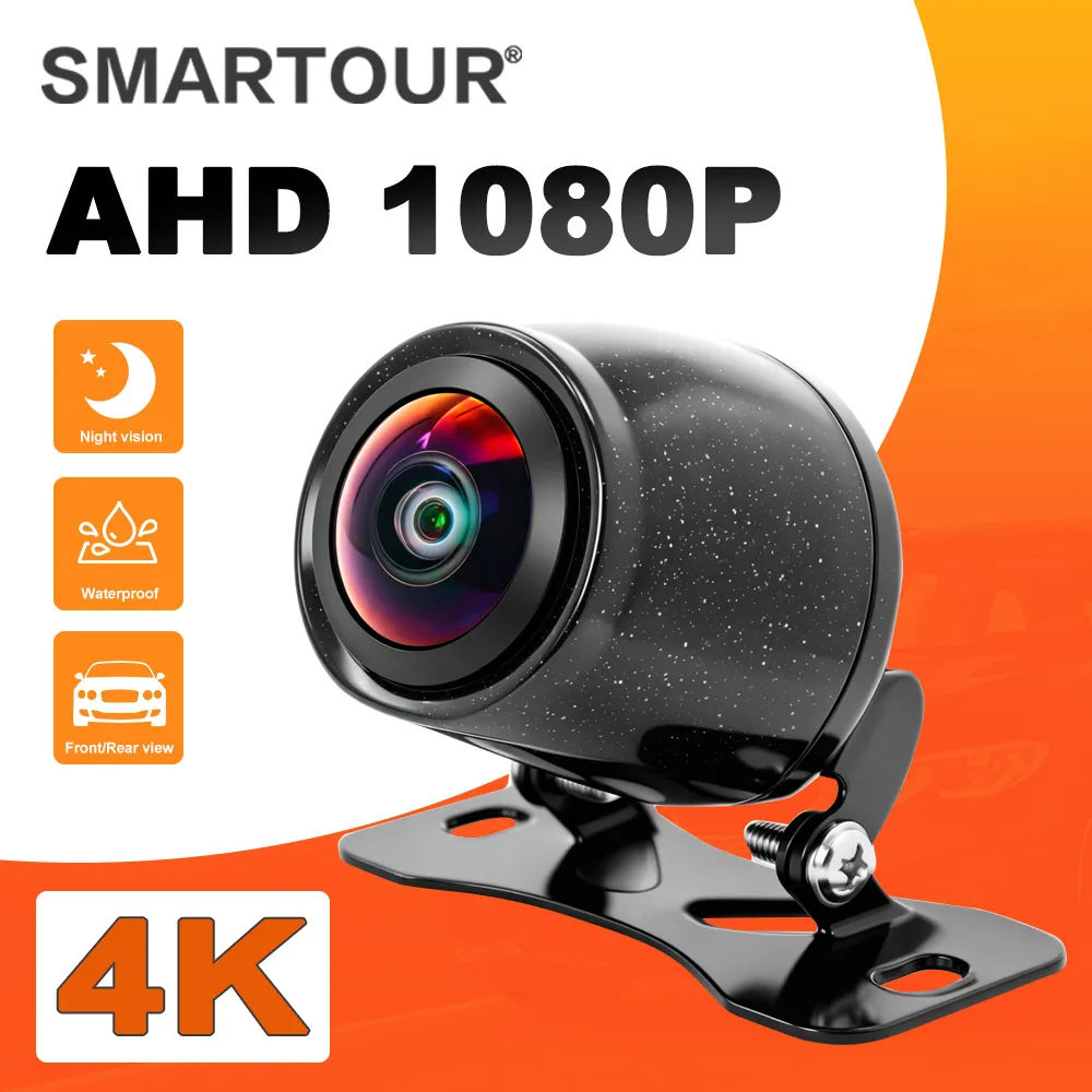 Smartour AHD 1080P CCD Car Front View Parking HD Night Vision Positive Waterproof Rear View Camera